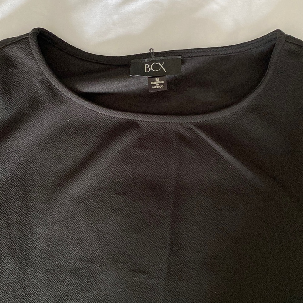 Black blouse. Bell sleeve